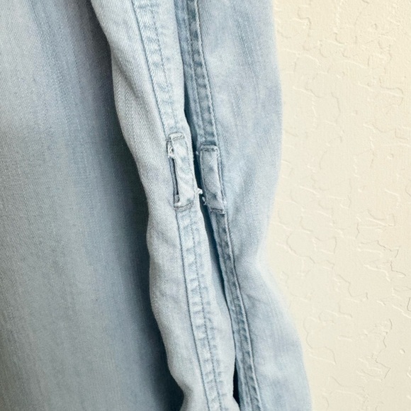 Rails Savannah Button Down Dress in Light Vintage Wash Extra Small Lyocell - Picture 10 of 10